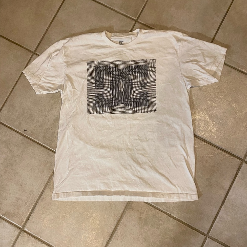 DC White Cotton Tee